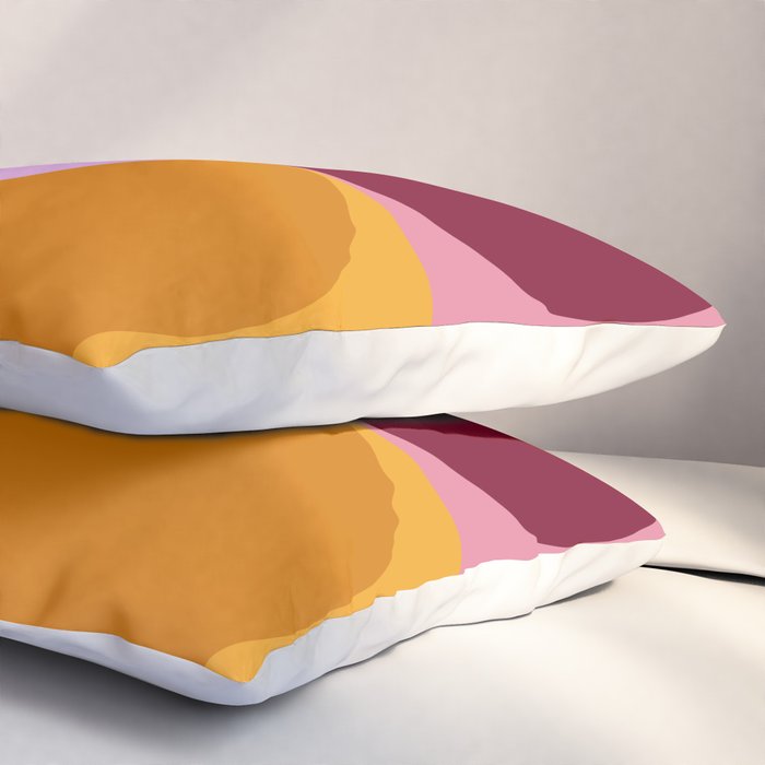 Color Block Bloom Pillow Sham Gallery Image 3