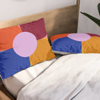 Color Block Bloom Pillow Sham Gallery Image 2