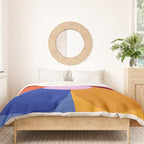 Color Block Bloom Duvet Cover Gallery Image 3