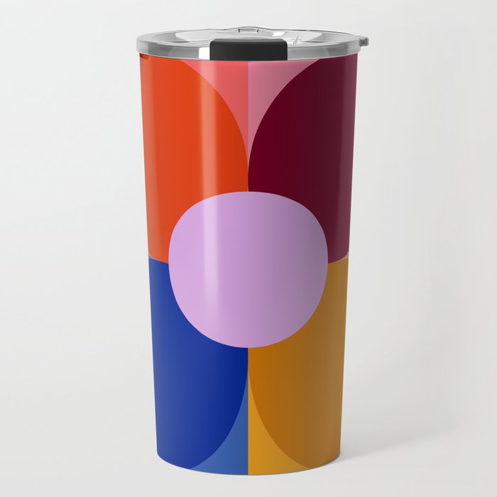 Color Block Bloom Travel Mug Gallery Image 1