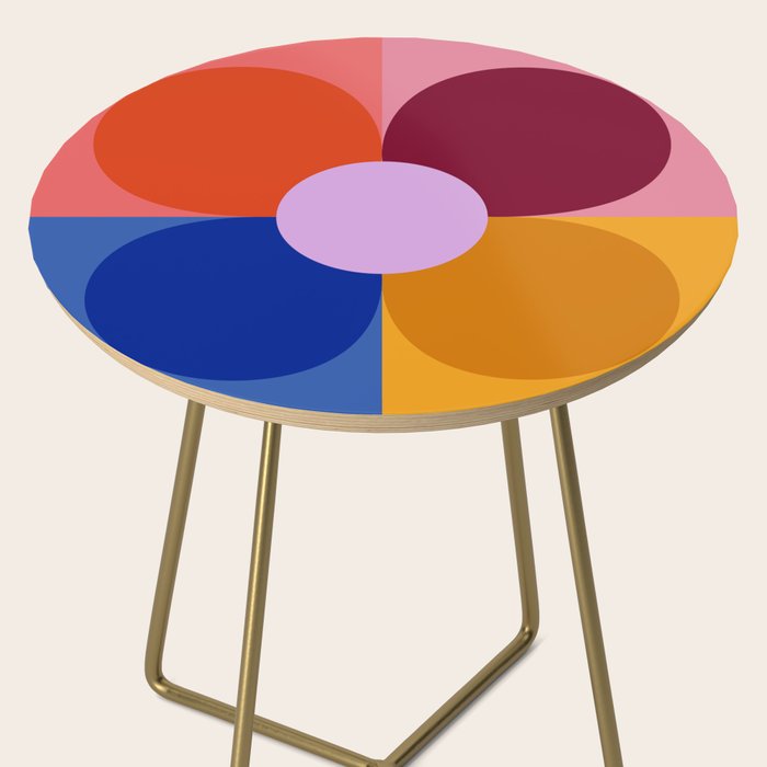 Color Block Bloom Side Table Gallery Image 2
