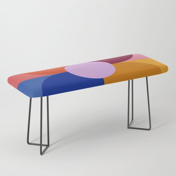 Color Block Bloom Bench Gallery Image 1