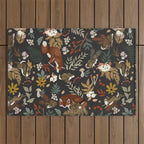 Animals winter wild nature 63B Outdoor Rug Gallery Image 1