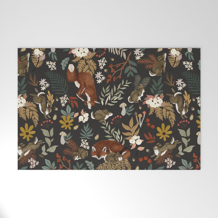 Animals winter wild nature 63B Welcome Mat Gallery Image 1