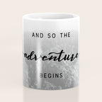 And So The Adventure Begins - Snowy Mountain Coffee Mug Gallery Image 4