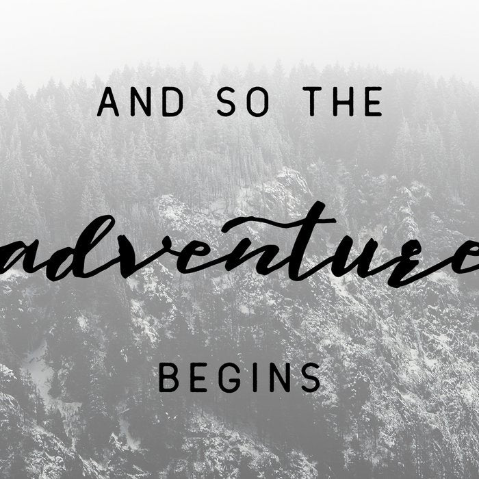 And So The Adventure Begins - Snowy Mountain Coffee Mug Gallery Image 2