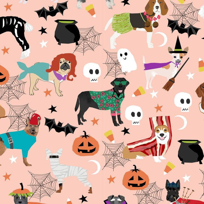 Dogs halloween costumes cute pumpkin ghost skeleton witch trick or treat Coffee Mug Gallery Image 2