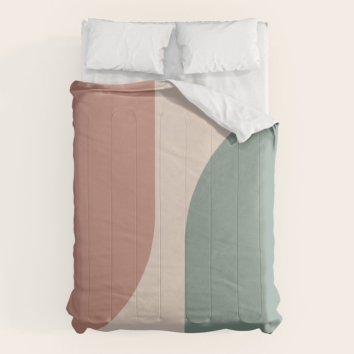 Modern Minimal Arch Abstract LXXVI Comforter Gallery Image 6