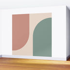 Modern Minimal Arch Abstract LXXVI Wall Mural Gallery Image 2