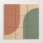 Modern Minimal Arch Abstract LXXVI Wood Wall Art Gallery Image 1