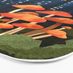 Midnight Mushrooms Bath Mat Gallery Image 3