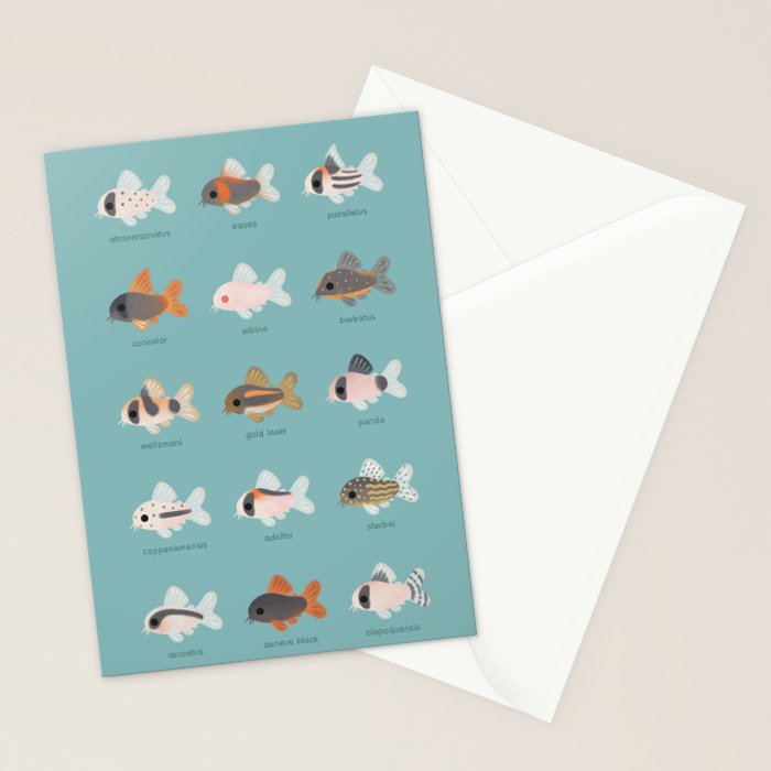 Corydoras! Stationery Card Gallery Image 2