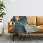 Abstract Geometric Southwest Throw Blanket Gallery Image 1
