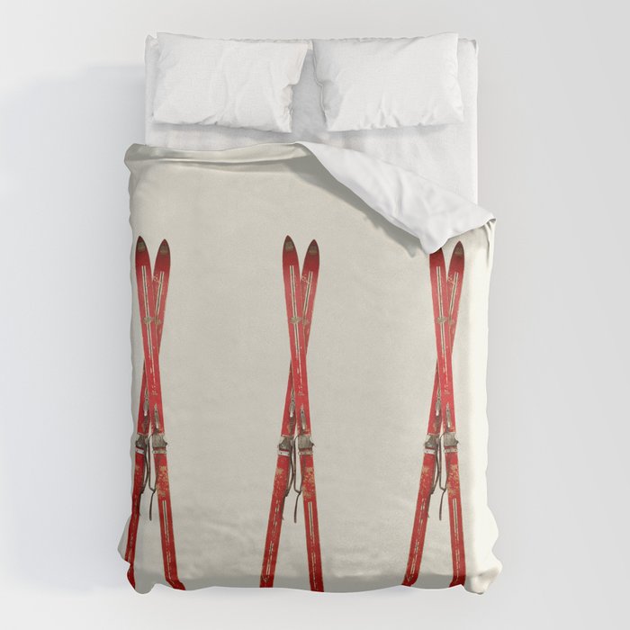 Vintage Skis Duvet Cover Gallery Image 6