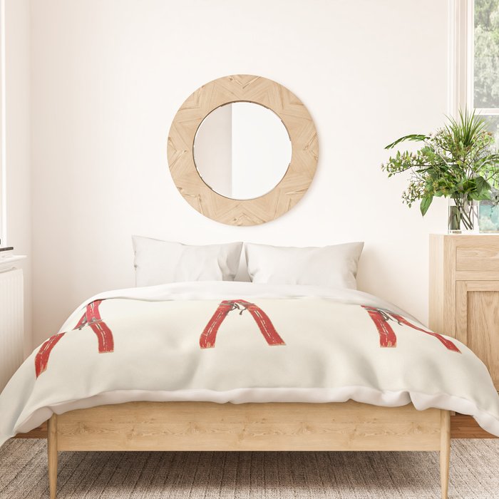 Vintage Skis Duvet Cover Gallery Image 3