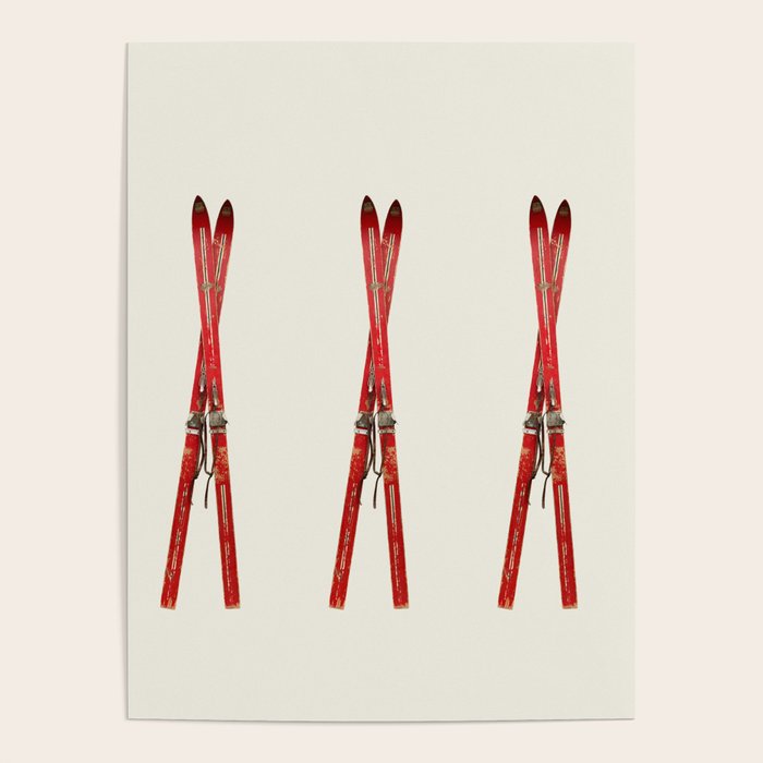 Vintage Skis Poster Gallery Image 4