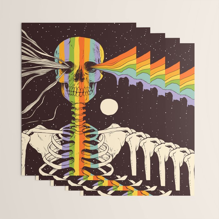 Dark Side of Existence Wrapping Paper Gallery Image 3