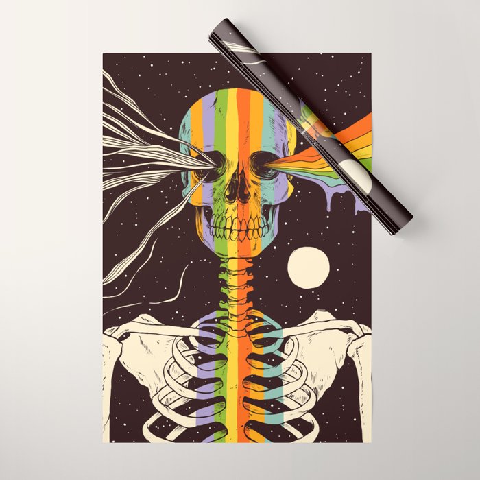Dark Side of Existence Wrapping Paper Gallery Image 1