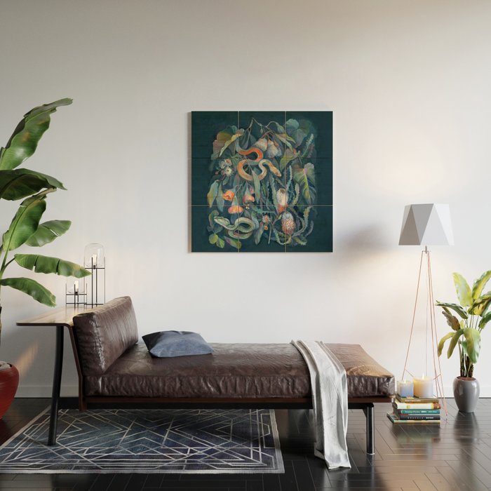 Snake Banksia Forest Wood Wall Art Gallery Image 2