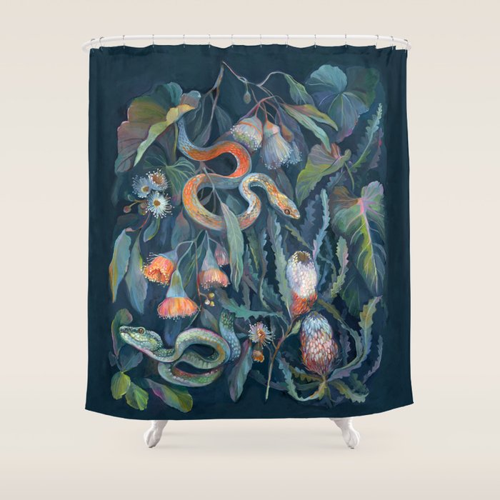 Snake Banksia Forest Shower Curtain Gallery Image 1