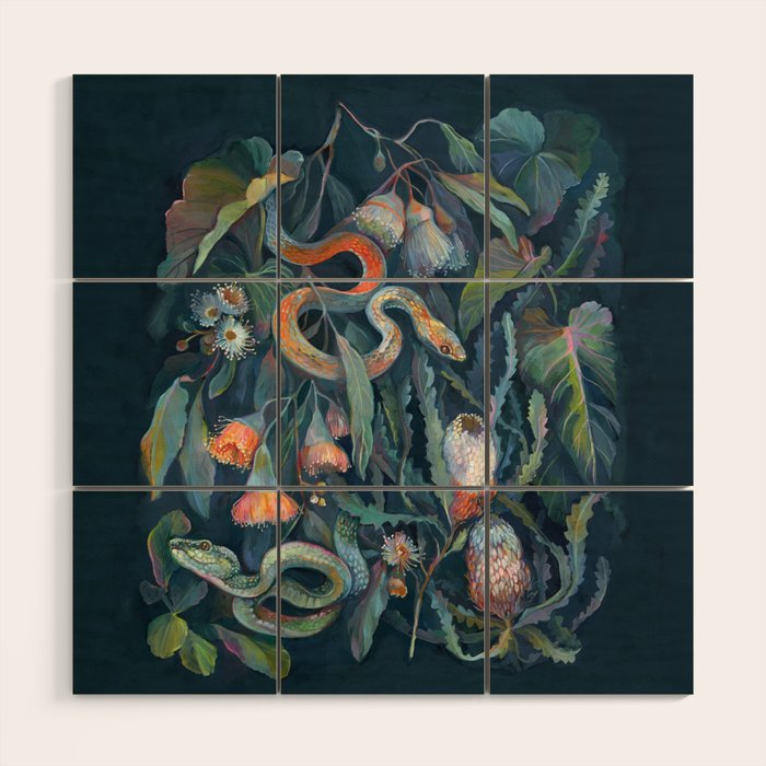 Snake Banksia Forest Wood Wall Art Gallery Image 1