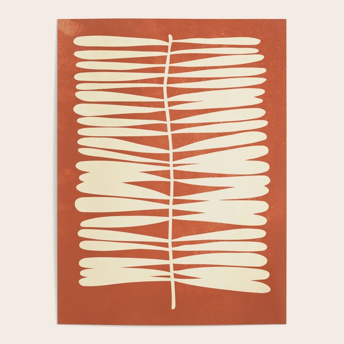 Rust Fern Poster Gallery Image 4
