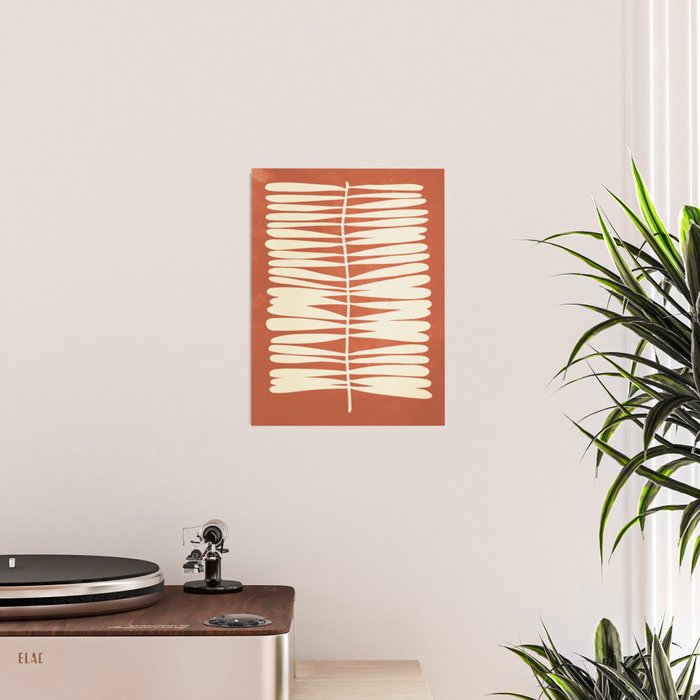 Rust Fern Poster Gallery Image 2