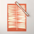 Rust Fern Wrapping Paper Gallery Image 1