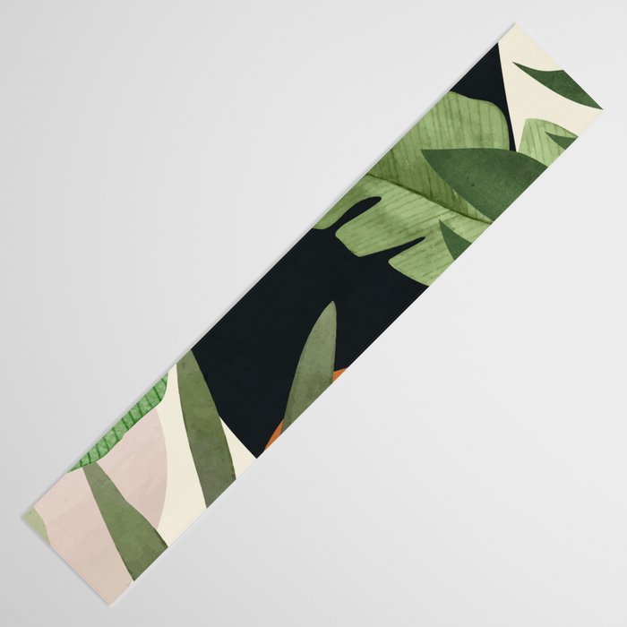 Abstract Art Tropical Leaves 38 Table Runner Gallery Image 3