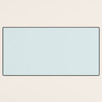 Pale Powder Blue Light Ice Blue Solid Color Desk Mat Gallery Image 3