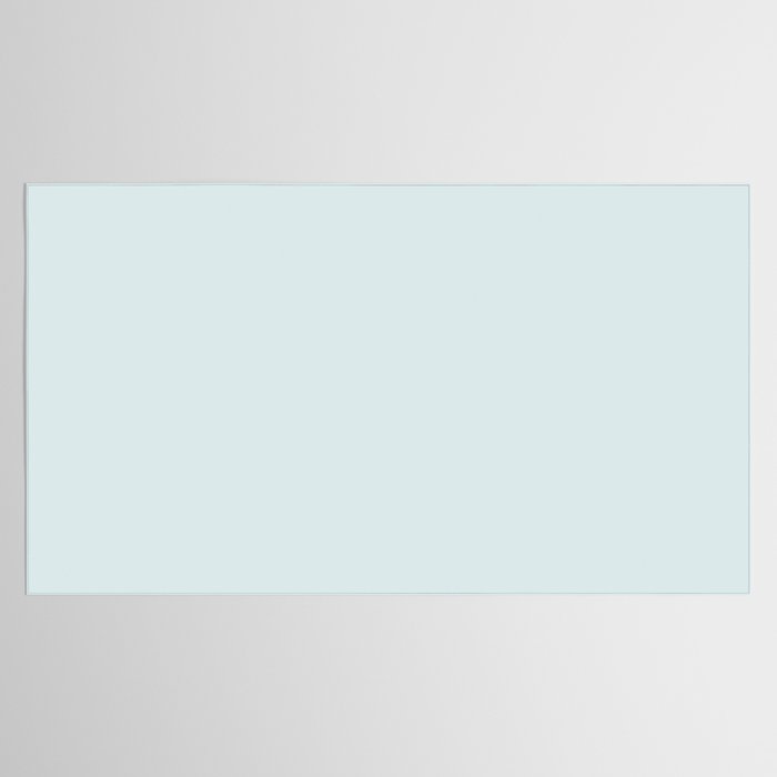Pale Powder Blue Light Ice Blue Solid Color Tablecloth Gallery Image 2