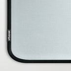 Pale Powder Blue Light Ice Blue Solid Color Laptop Sleeve Gallery Image 3