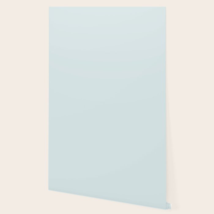 Pale Powder Blue Light Ice Blue Solid Color Wallpaper Gallery Image 2
