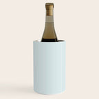 Pale Powder Blue Light Ice Blue Solid Color Wine Chiller Gallery Image 3