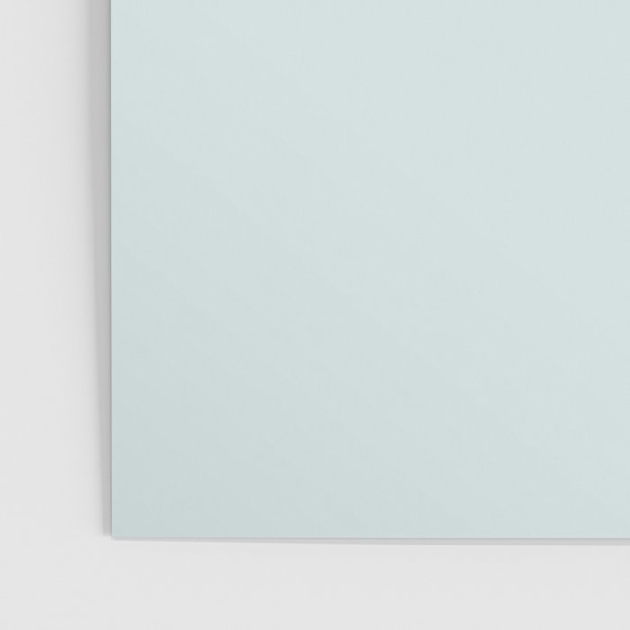 Pale Powder Blue Light Ice Blue Solid Color Poster Gallery Image 3