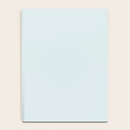 Pale Powder Blue Light Ice Blue Solid Color Notebook Gallery Image 4