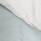 Pale Powder Blue Light Ice Blue Solid Color Comforter Gallery Image 4
