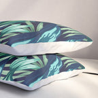 Tropical Jungle Colorful Garden, Floral Prints Pillow Sham Gallery Image 3