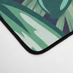 Tropical Jungle Colorful Garden, Floral Prints Desk Mat Gallery Image 4