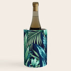 Tropical Jungle Colorful Garden, Floral Prints Wine Chiller Gallery Image 3