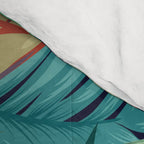 Tropical Jungle Colorful Garden, Floral Prints Comforter Gallery Image 4
