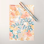 Coral Spring Garden Wrapping Paper Gallery Image 1