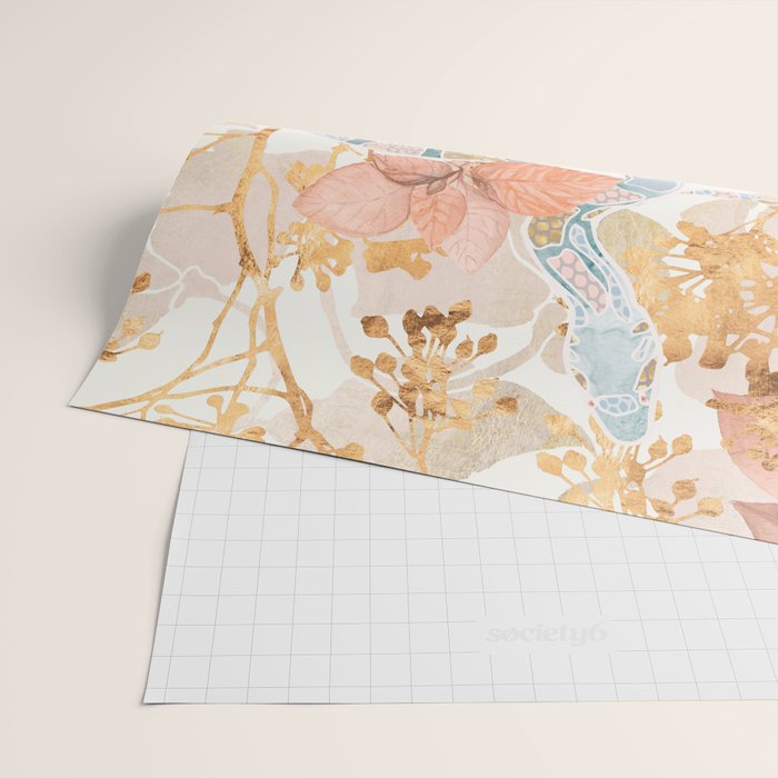 Coral Spring Garden Wrapping Paper Gallery Image 2