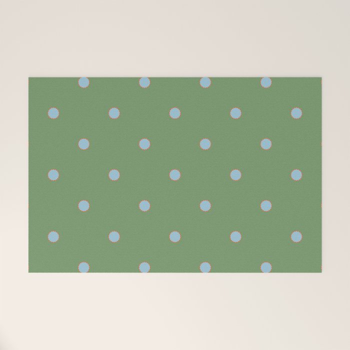 Heirloom Dot - Heritage Pattern Welcome Mat Gallery Image 1