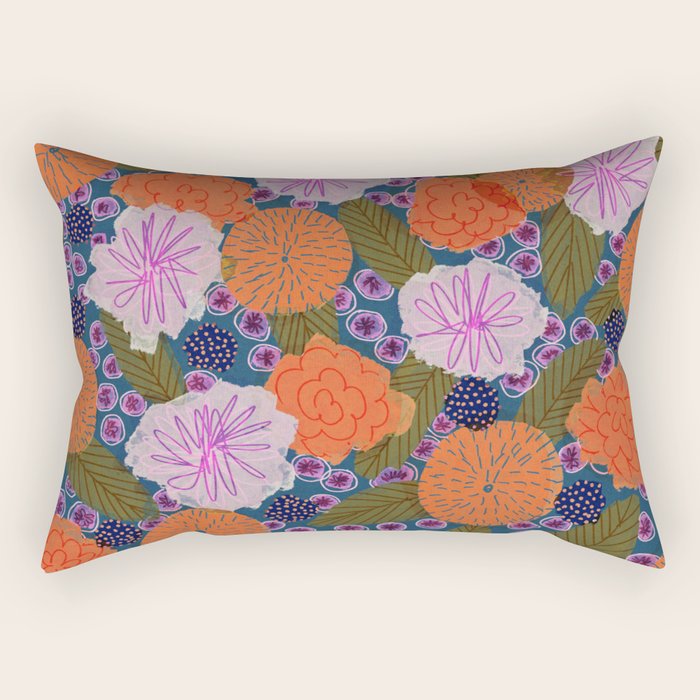 Summer Garden #9 Rectangular Pillow Gallery Image 2