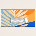 Tropical Beach at Sunset Desk Mat Gallery Image 1