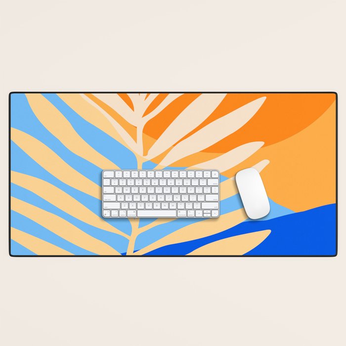 Tropical Beach at Sunset Desk Mat Gallery Image 1