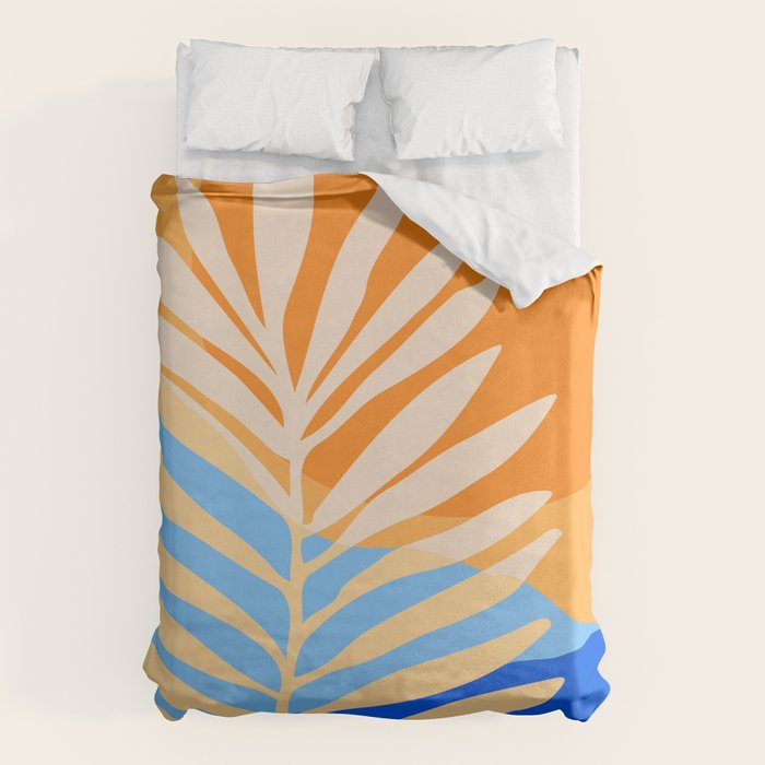 Tropical Beach at Sunset Duvet Cover Gallery Image 6