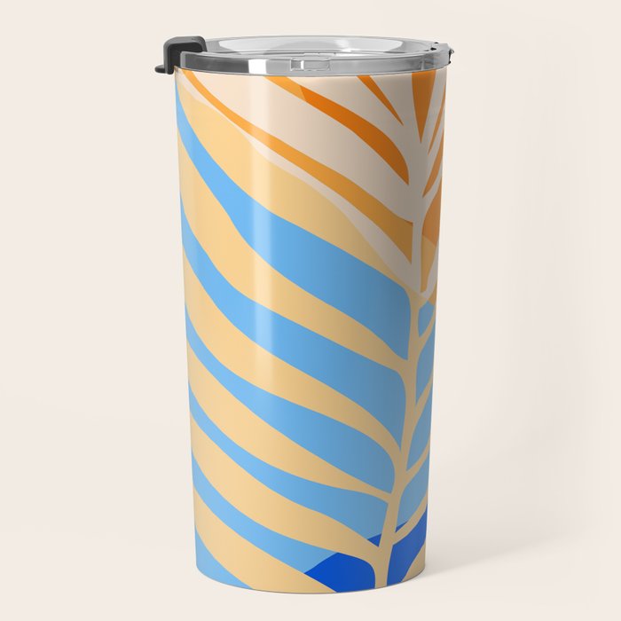 Tropical Beach at Sunset Travel Mug Gallery Image 3