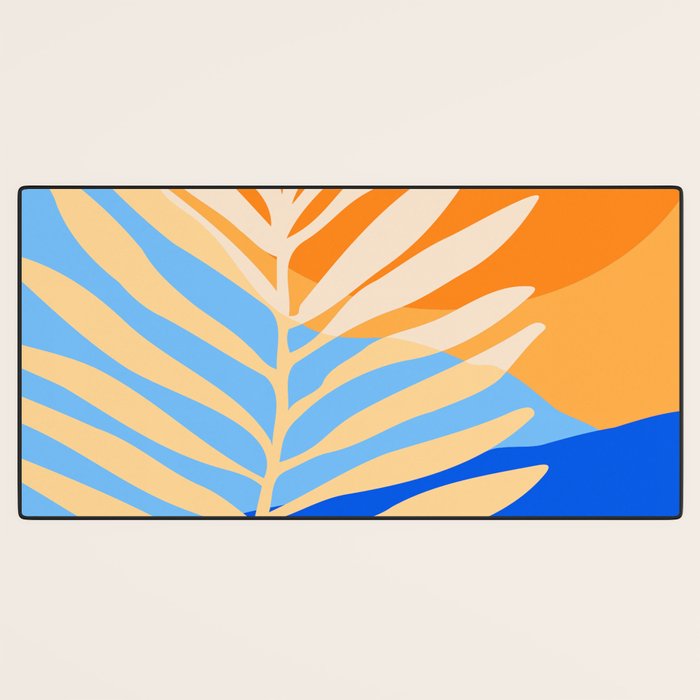 Tropical Beach at Sunset Desk Mat Gallery Image 3
